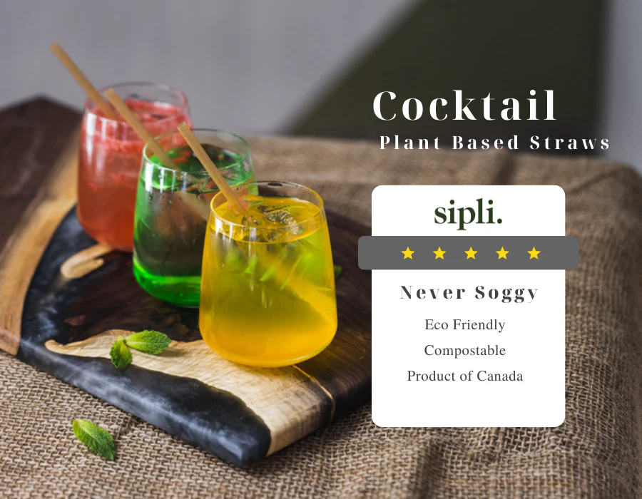 Plant-Based Cocktail Straws(Product of Canada) - Image 6
